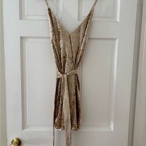 Elegant Velvet Wrap Dress